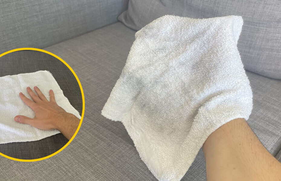 Cómo limpiar un sofá con el método de la toalla: elimina el polvo y las manchas