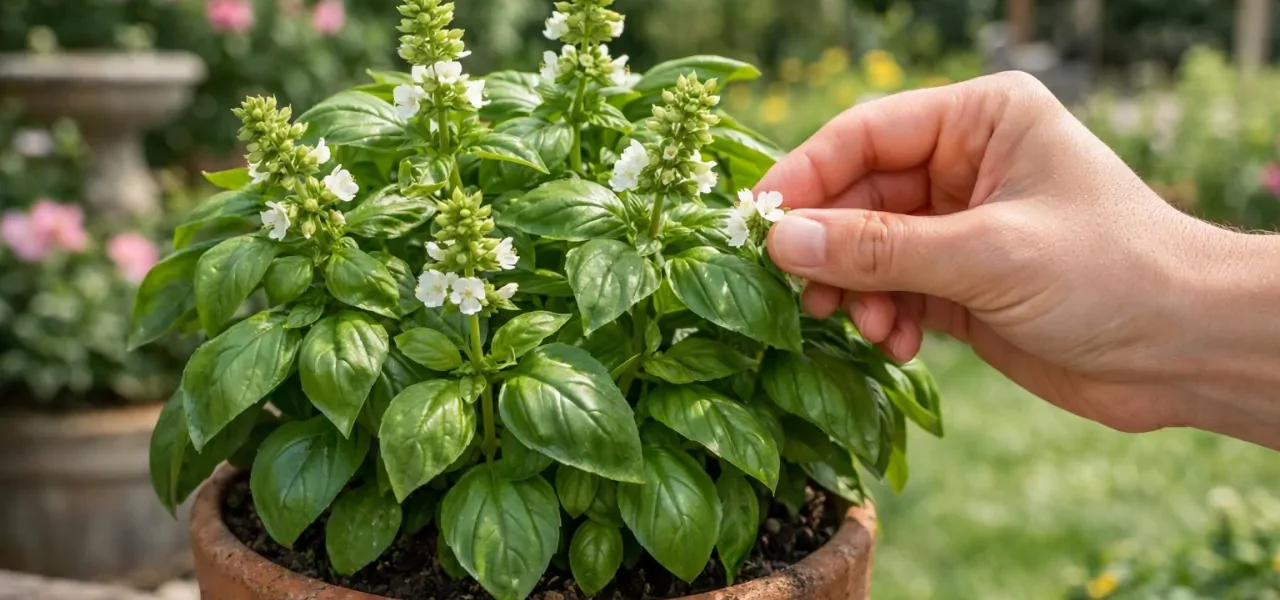 No tires las flores de la albahaca: esto es lo que puedes hacer con ella