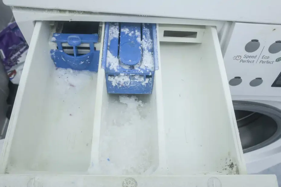 Descubre cómo limpiar un depósito de detergente muy sucio