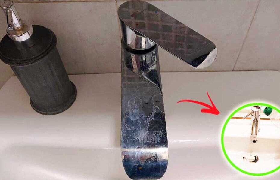 Cómo eliminar las manchas de agua en los grifos de baño y cocina