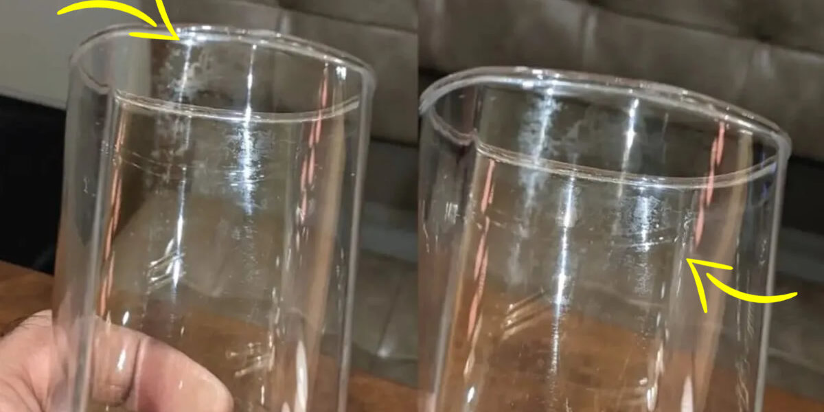 El ingrediente natural que elimina al instante las manchas opacas de los vasos.