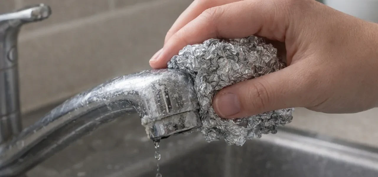 Mi vecina siempre puso el papel de aluminio en los grifos, al final le pregunté por qué… ahora también lo hago!