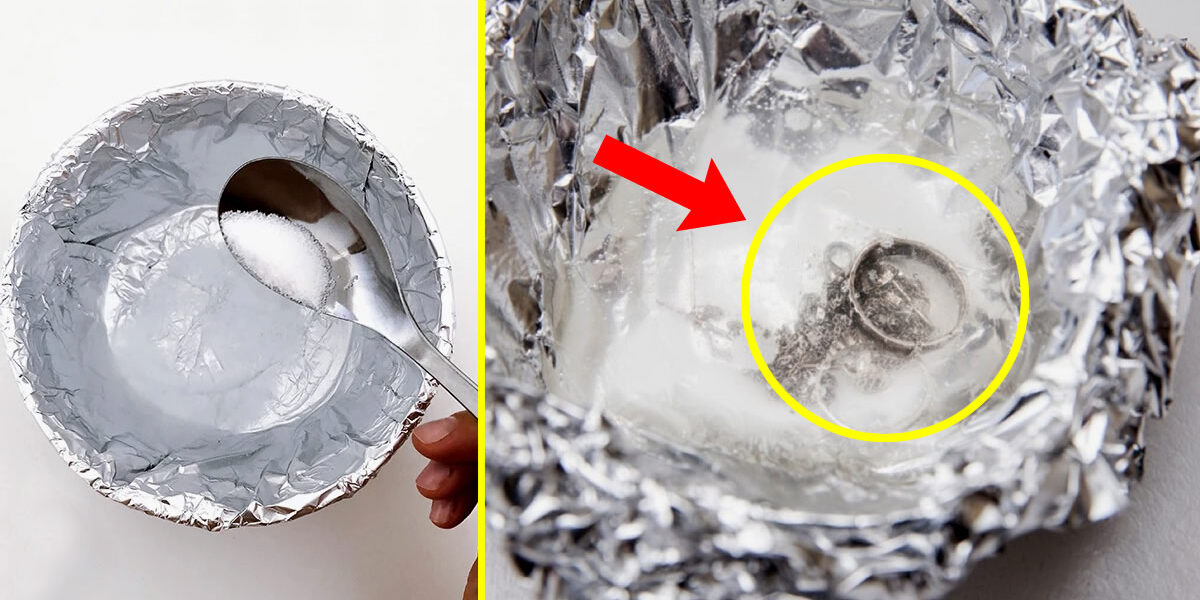 Cómo abrillantar la plata con sal y aluminio