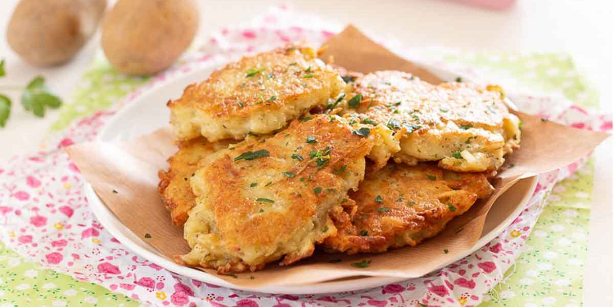 Weiche und leckere Kartoffelpuffer