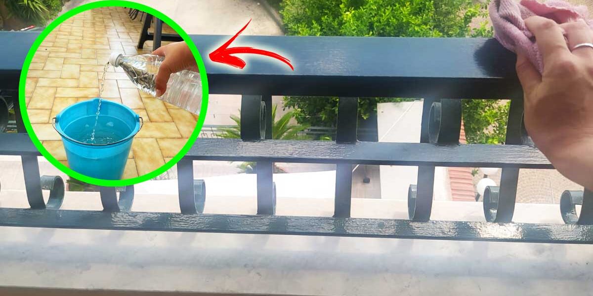 ¿Cómo puedo eliminar el polvo de las barandillas de hierro?