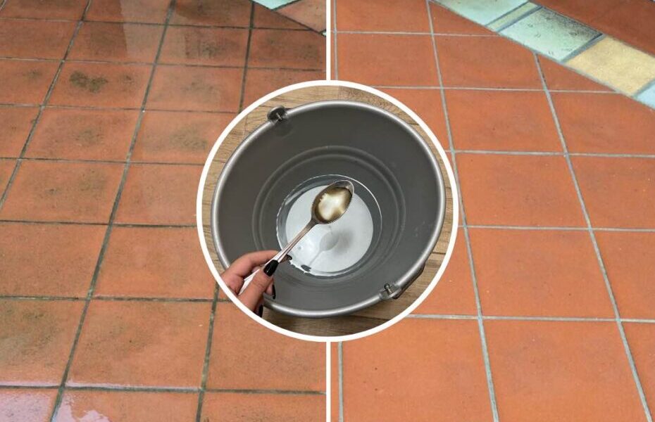 Suelo de arenisca roja en el balcón, ¿qué hacer para que vuelva a brillar?
