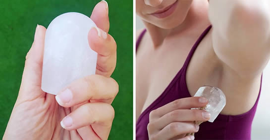 Cómo usar la piedra de alumbre potásico para no volver a comprar desodorante nunca más