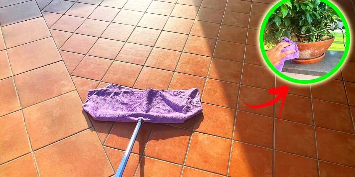 Cómo eliminar la suciedad de las baldosas rugosas del balcón