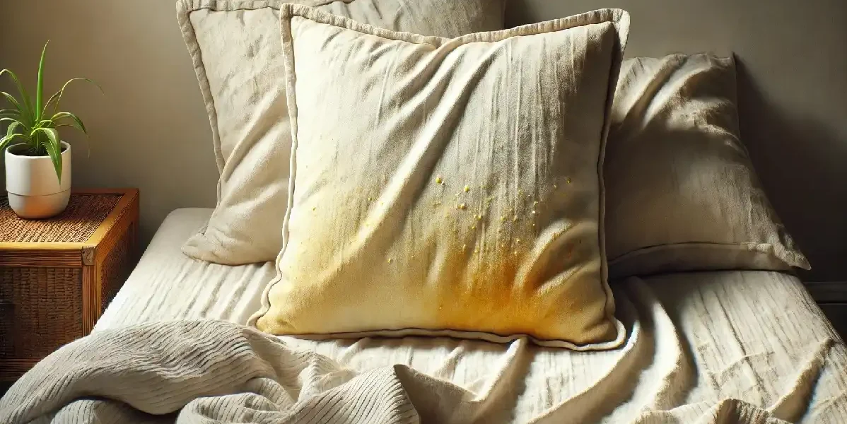 Quitar manchas de almohadas y edredones: el truco seco y natural de la abuela