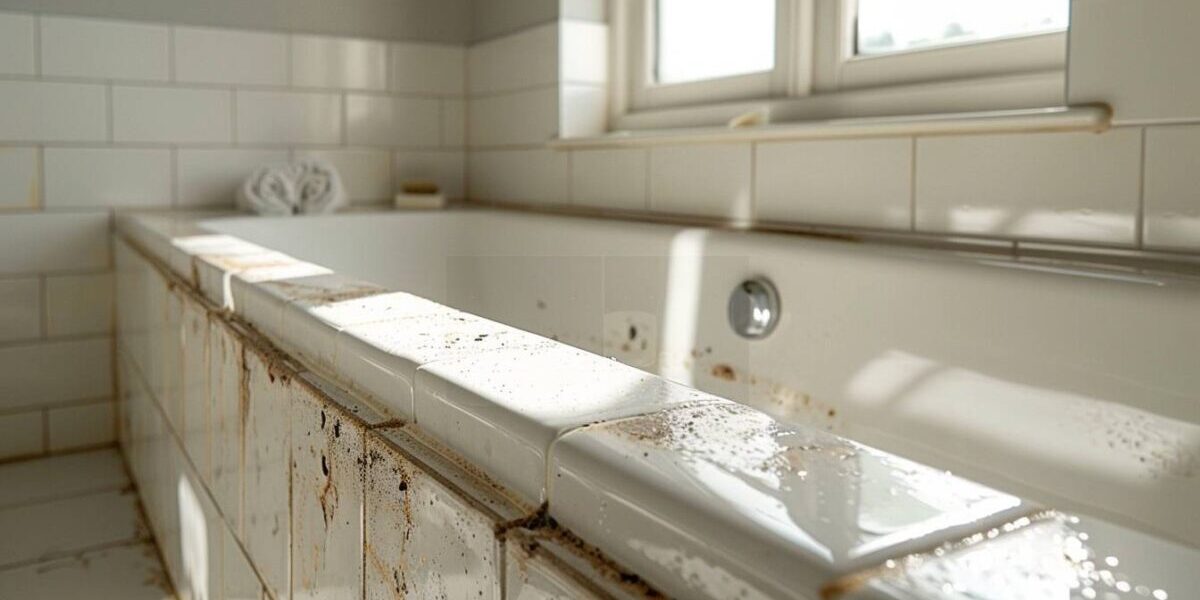 Asombroso truco para eliminar el moho de las juntas de la bañera