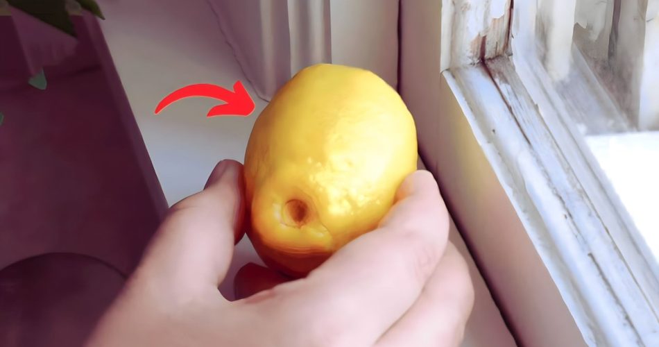 Deja 4 limones en el alféizar de la ventana y no pararás nunca: todo el mundo lo hace
