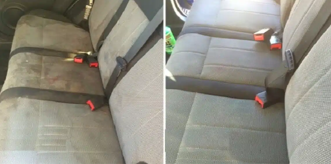 Prueba este limpiador no tóxico para tapicerías de coche