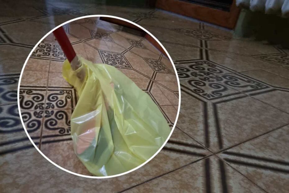 Poner una bolsa de plástico en la escoba, todas las amas de casa lo hacen: salvo las aspiradoras