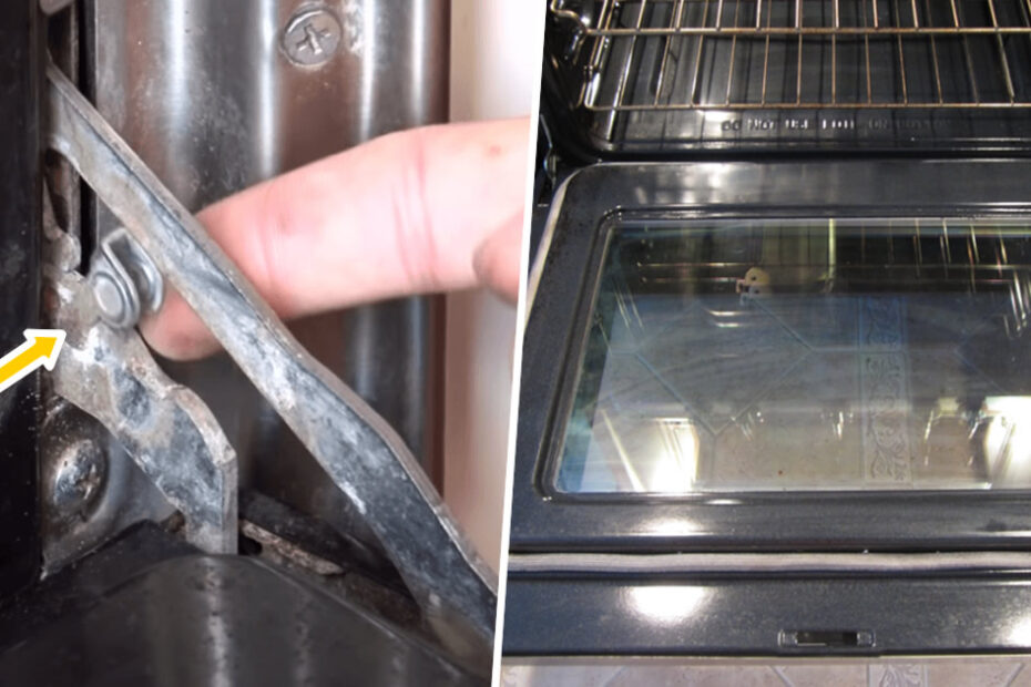 La palanca oculta de la puerta del horno que facilita su limpieza: para eso sirve