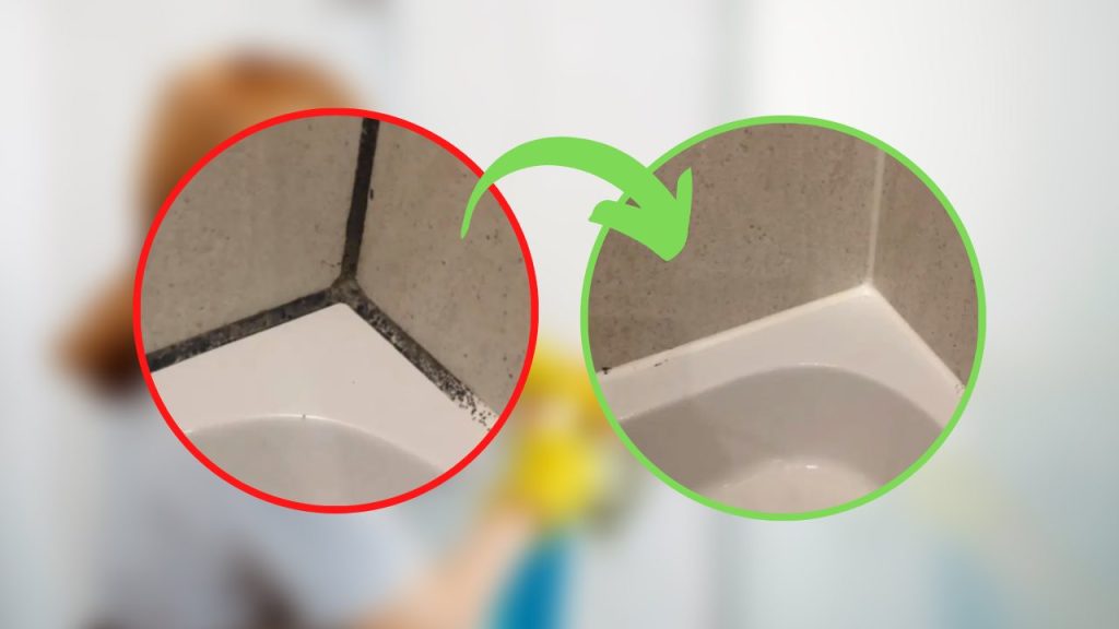 Silicona negra en el baño: si haces esto, volverá como si acabaras de comprarla