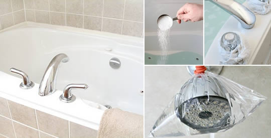 Cómo limpiar la bañera de forma natural, y hacerla parecer como nueva