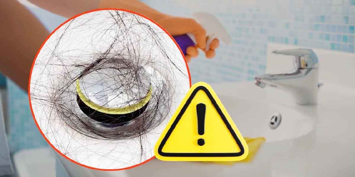 Grandma’s trick for removing hair in the drain in a second