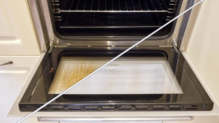 ¡No te imaginas lo brillante que queda el cristal del horno con este sencillo truco!