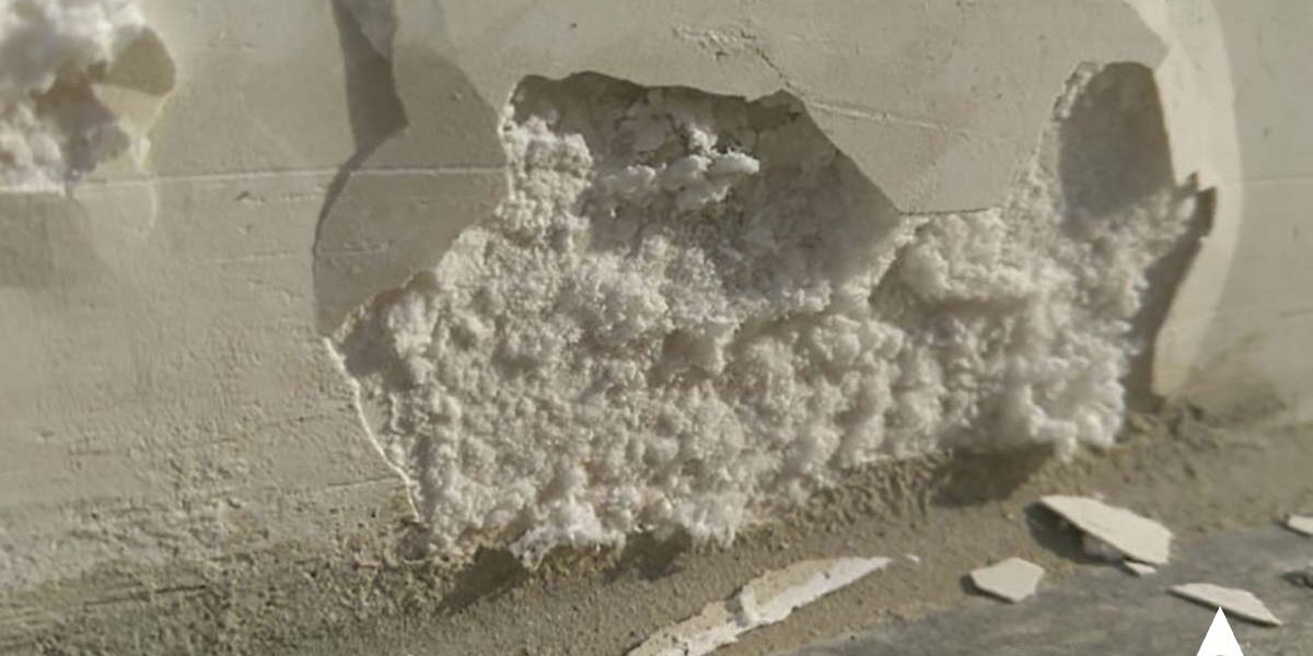 ¿Cómo se elimina el salitre, ese moho blanco que parece nieve, de las paredes interiores?