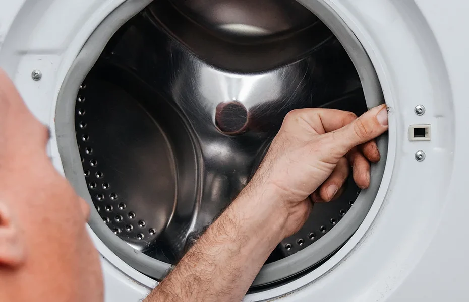 Guarnición de la lavadora mojada y llena de incrustaciones: ¡6 consejos para una limpieza a fondo!