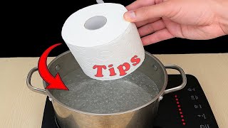 ¡Millones de personas no conocen este secreto! Hierve papel higiénico y descubre este increíble truco casero