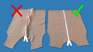 Une astuce de couture pour coudre correctement une fermeture éclair sans vagues