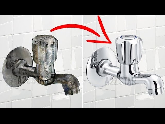 Clean Bathroom Taps | How to do Home Easy tap Cleaning routine Tips and Tricks