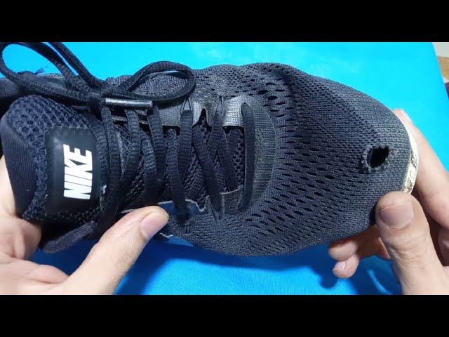 Apprenez à réparer de manière invisible un trou sur votre chaussure / garder vos chaussures