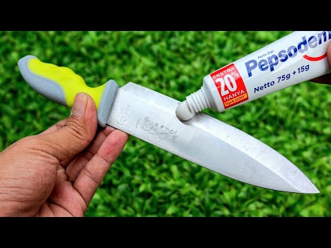 ¡El truco secreto para cuchillos afilados sin piedra de afilar!