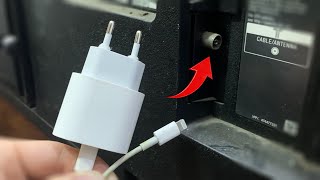 ¡Solo conecta el cargador al televisor y mira canales de todo el mundo!