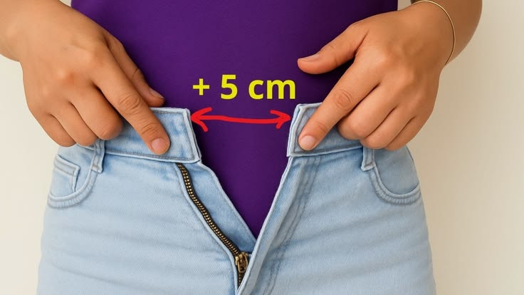 LE SECRET EST DÉVOILÉ ! Une astuce simple pour réparer une ceinture de jean trop serrée à la maison