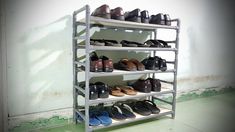 How To Make Shelves For Shoes Using PVC Pipe