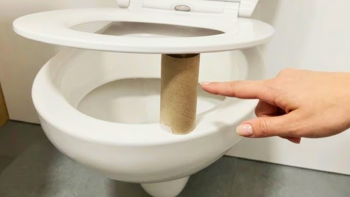 Una pequeña señal en el baño que avisa de un problema