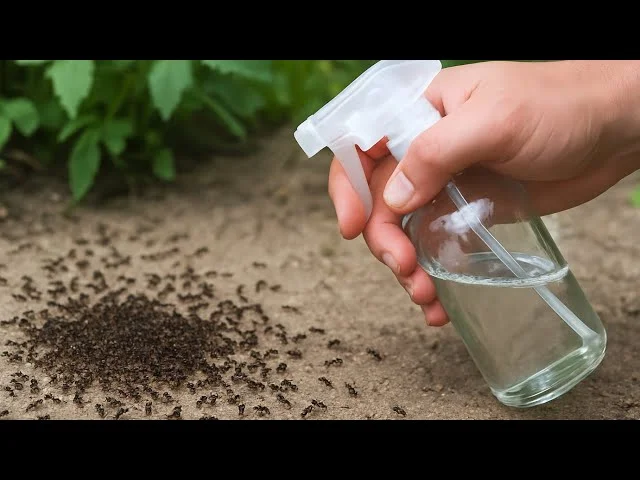 Si ves SOLO UNA HORMIGA, ¡vaporizala inmediatamente con esto! ¡El mejor fungicida natural