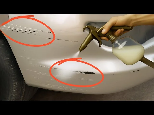 ¡Una forma sencilla de eliminar los arañazos de tu coche en solo 5 minutos! Como un coche