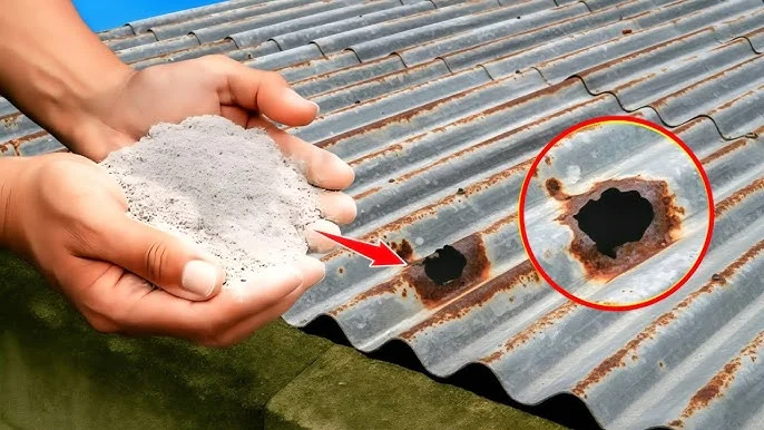 ¿Reparar rápidamente una gotera en el techo con cemento? El secreto de un constructor con 60 años de experiencia revelado.