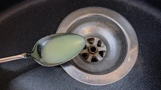 Solo 1 cucharada y el desagüe nunca se obstruye. El mal olor desaparece por completo.