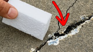 ¡El albañil no quiere que lo sepas! Un método sencillo para reparar grietas en el hormigón