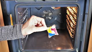 ¿Conoces este truco para limpiar el horno sin esfuerzo?