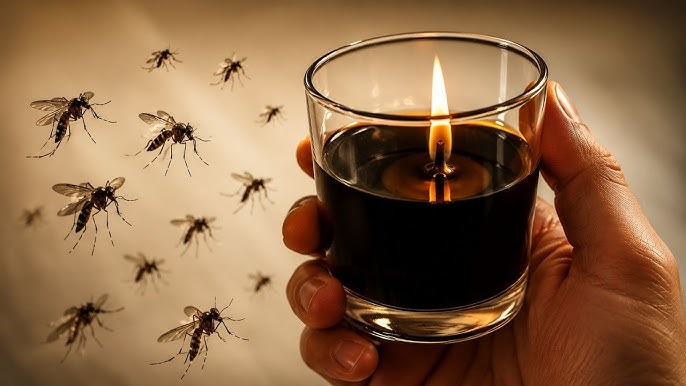 Non lo sapevo prima: una candela fatta in casa per tenere lontane mosche, zanzare e moscerini